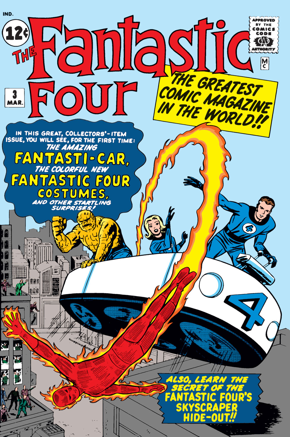 1962年 Fantastic Four #3 CGC 2.0 アメコミ Fantastic Four #3 (March 1962) – Here's the Thing…